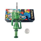 Green goblin sipping space juice