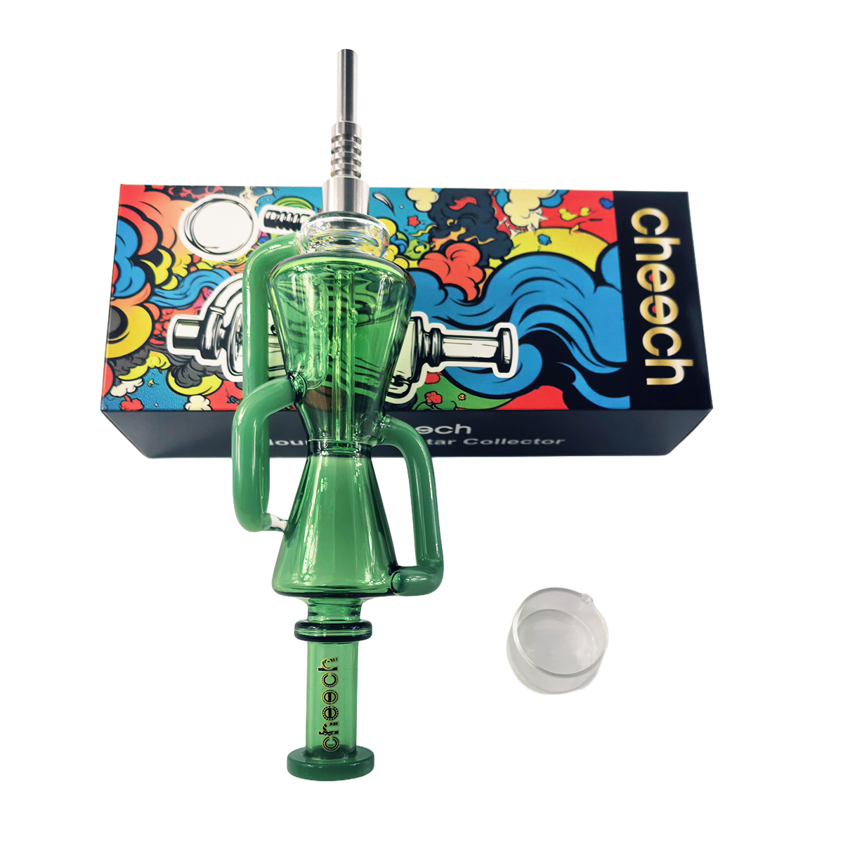Green goblin sipping space juice
