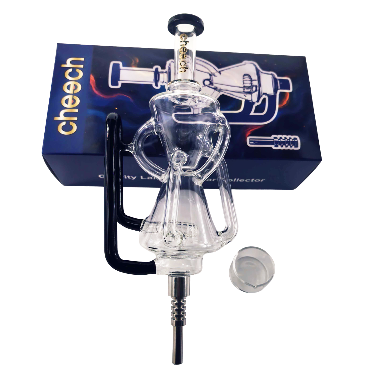 Sleek glass gravity nectar collector