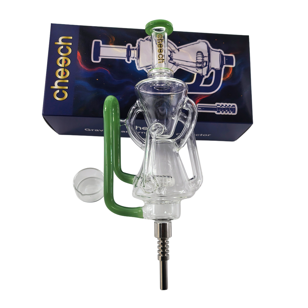 Sleek glass gravity nectar collector