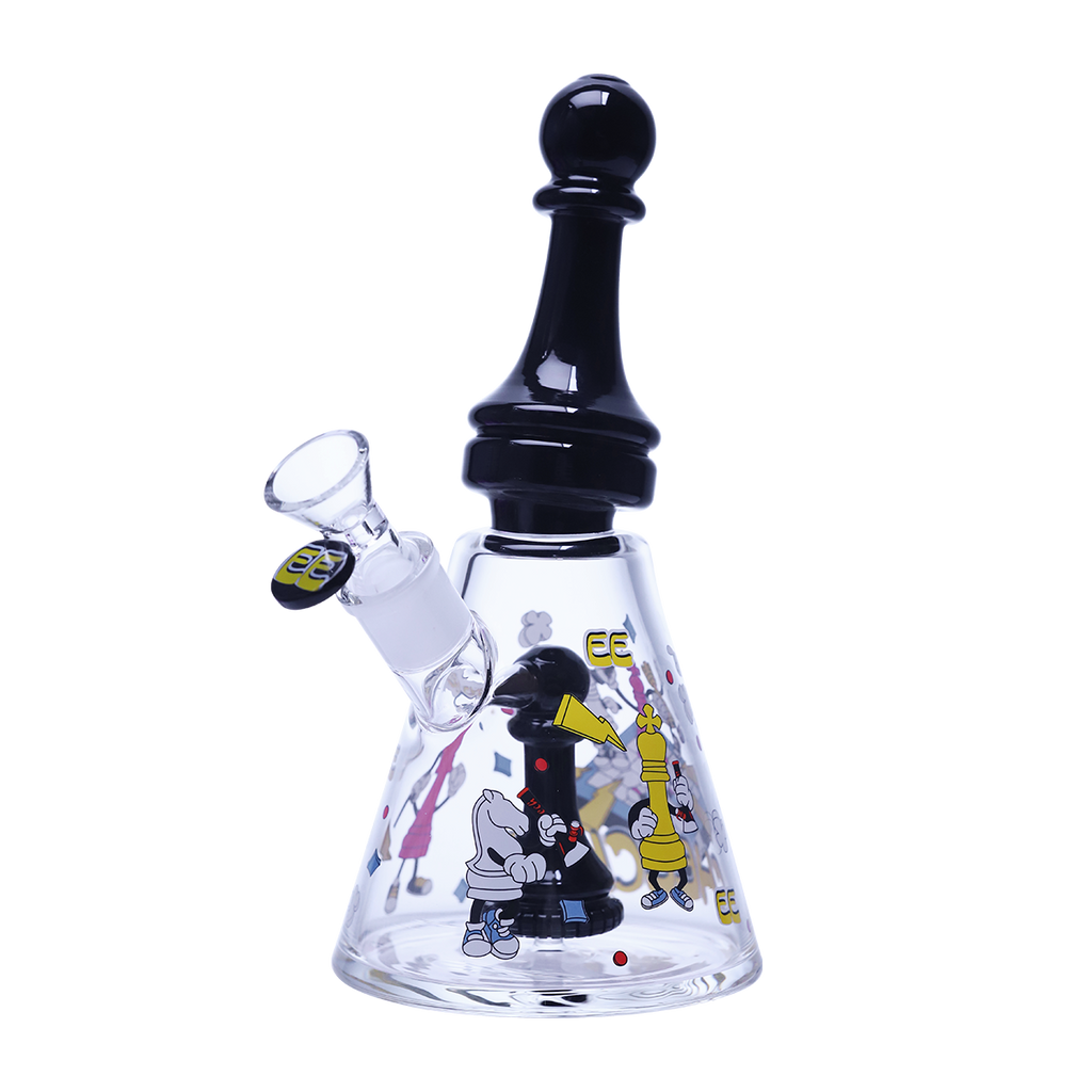 Collector’s Glass waterpipe with Chess Motif
