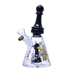 Collector’s Glass waterpipe with Chess Motif