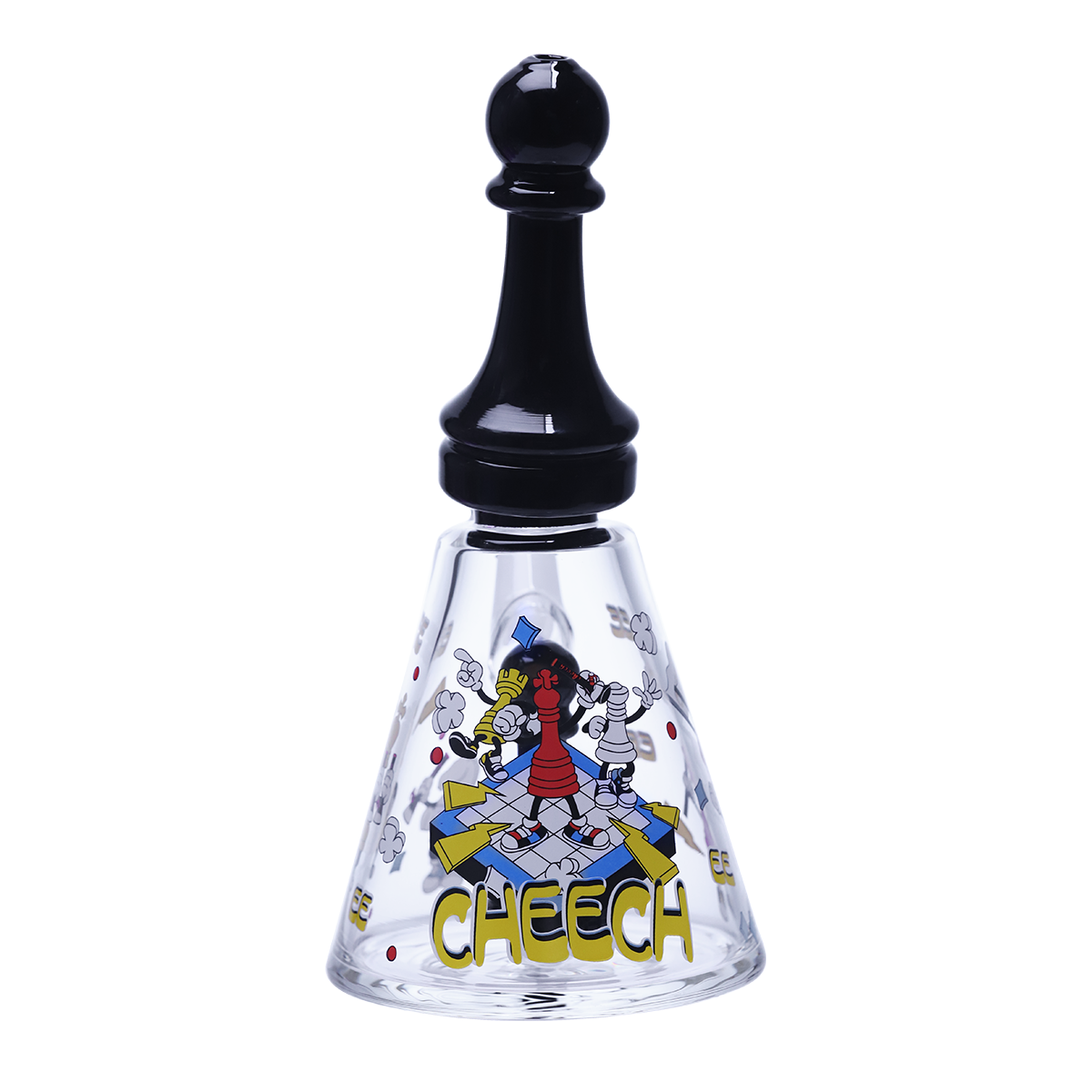Collector’s Glass waterpipe with Chess Motif