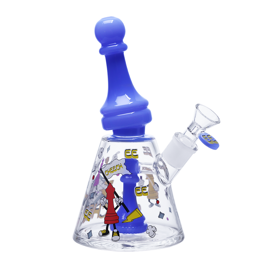 Collector’s Glass waterpipe with Chess Motif