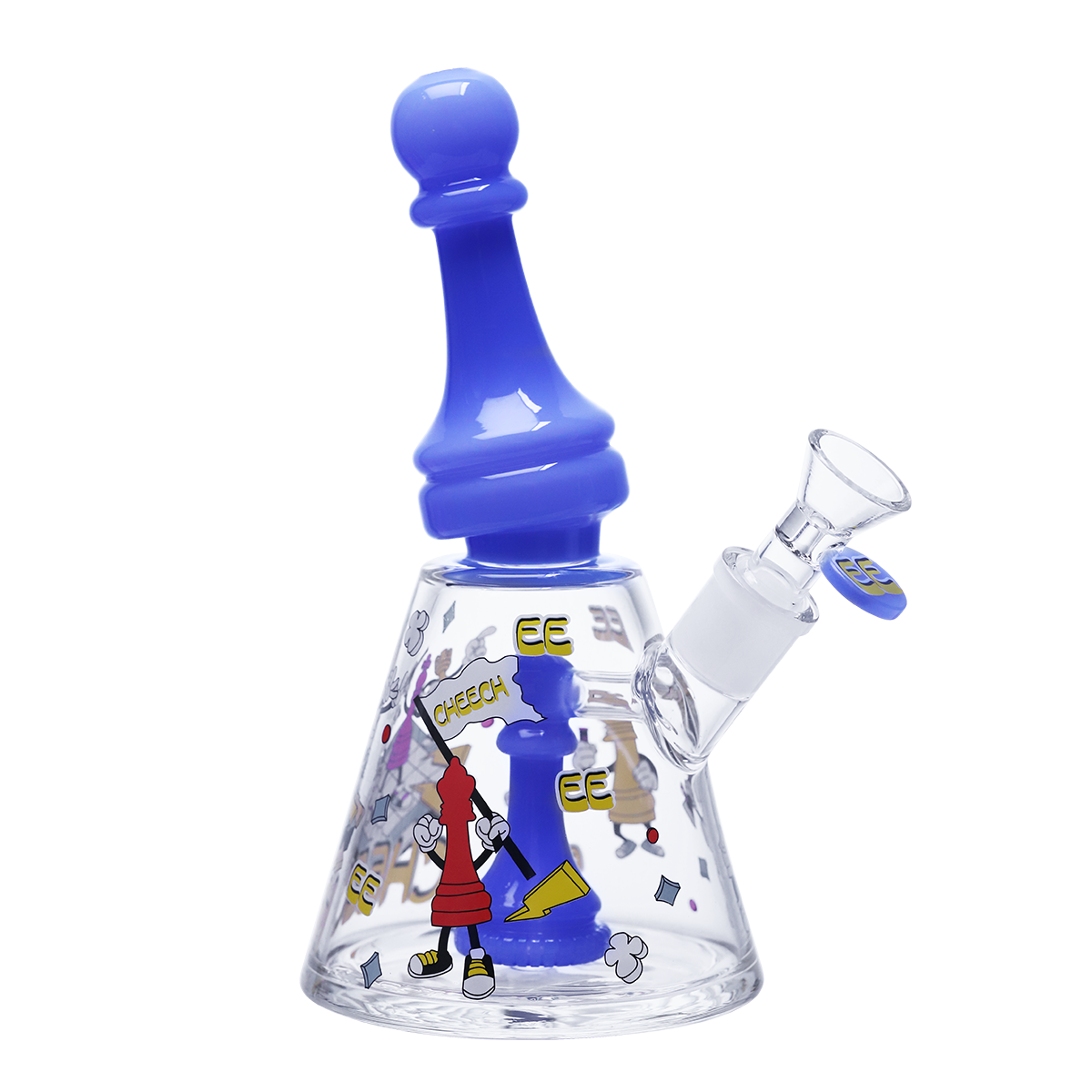 Collector’s Glass waterpipe with Chess Motif