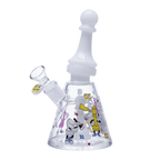 Collector’s Glass waterpipe with Chess Motif