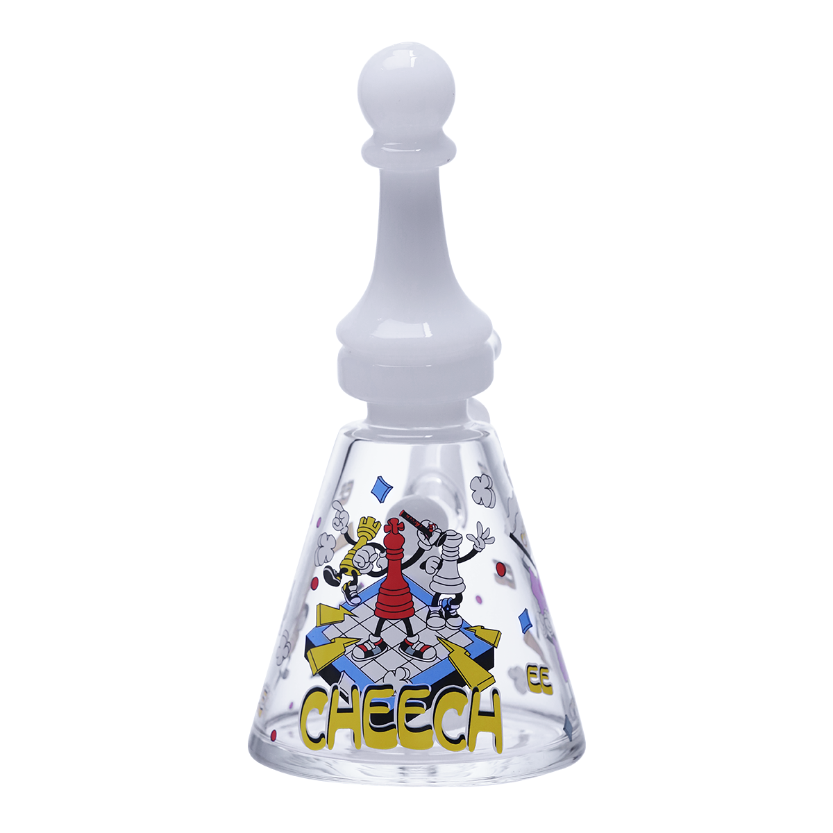 Collector’s Glass waterpipe with Chess Motif