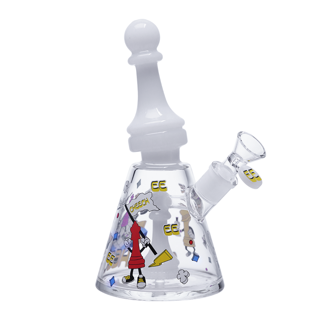 Collector’s Glass waterpipe with Chess Motif