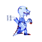 Playful glass dinosaur dab rig