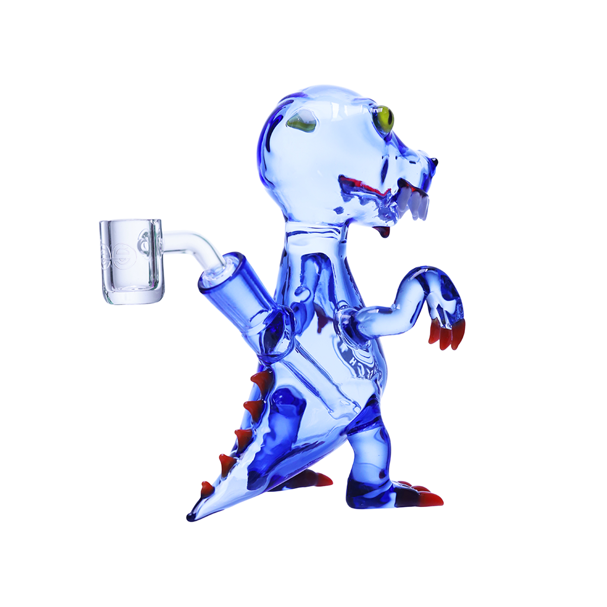 Playful glass dinosaur dab rig