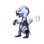Playful glass dinosaur dab rig