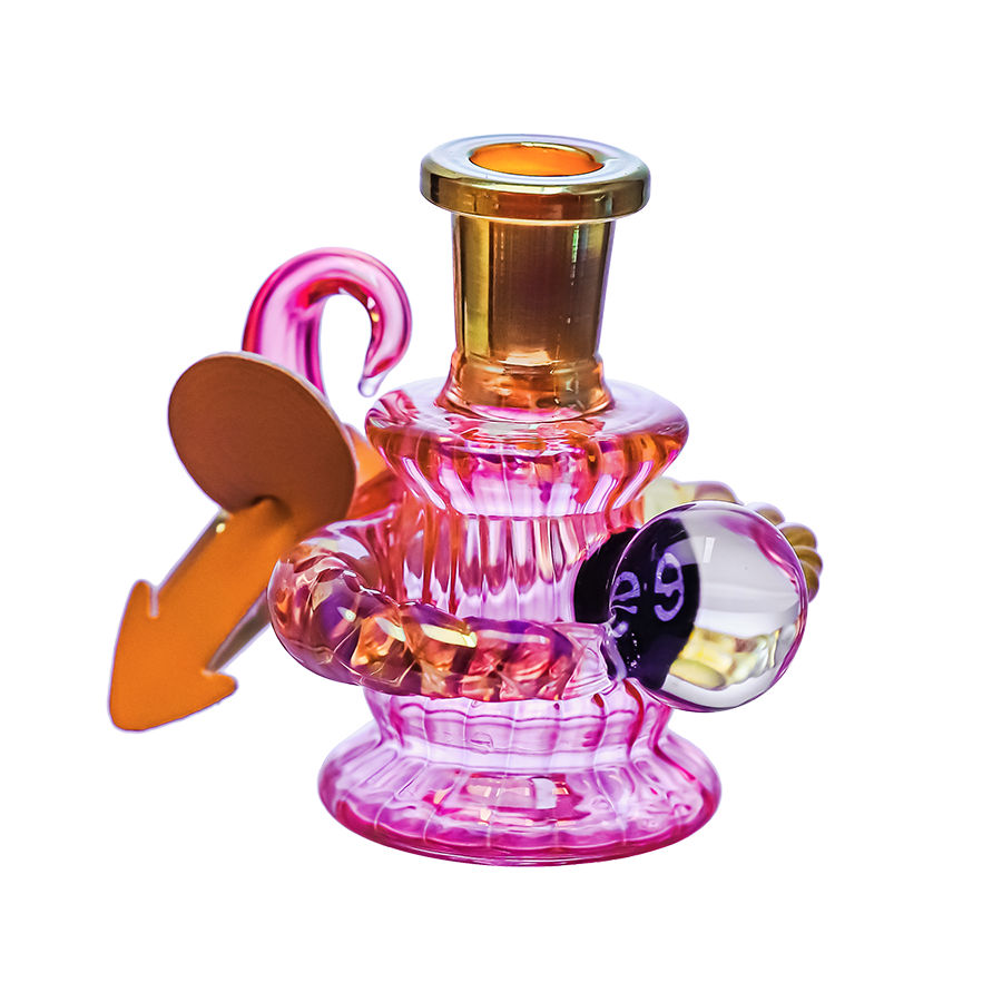 Stylish, functional, gold-fumed, filtering