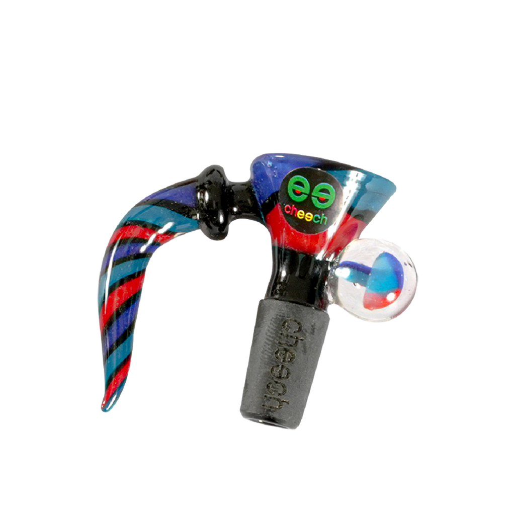 Candy Stripe Bowl with Horn