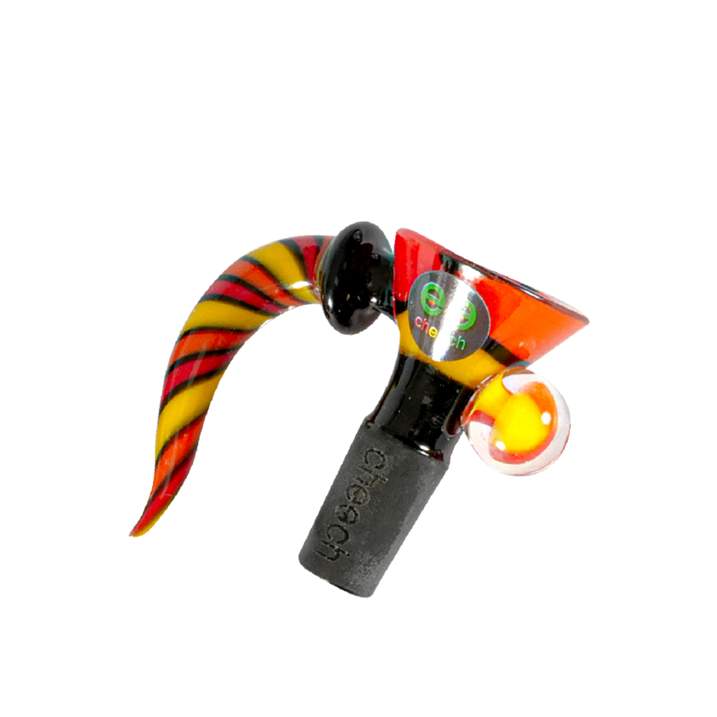 Candy Stripe Bowl with Horn