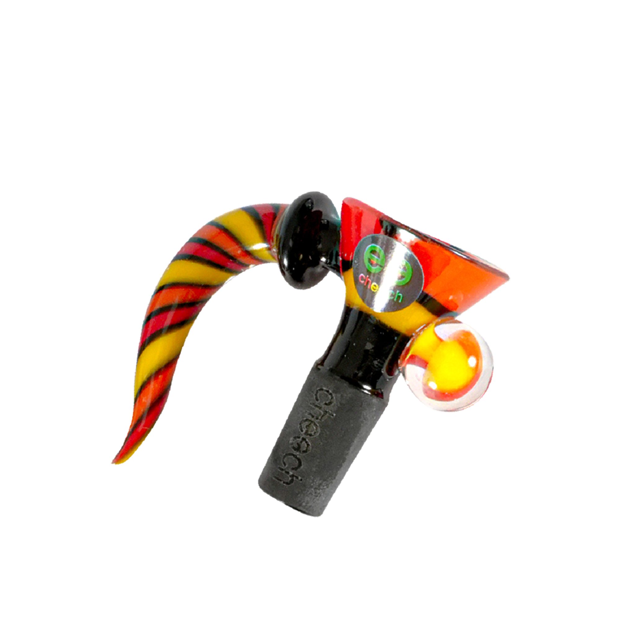 Candy Stripe Bowl with Horn