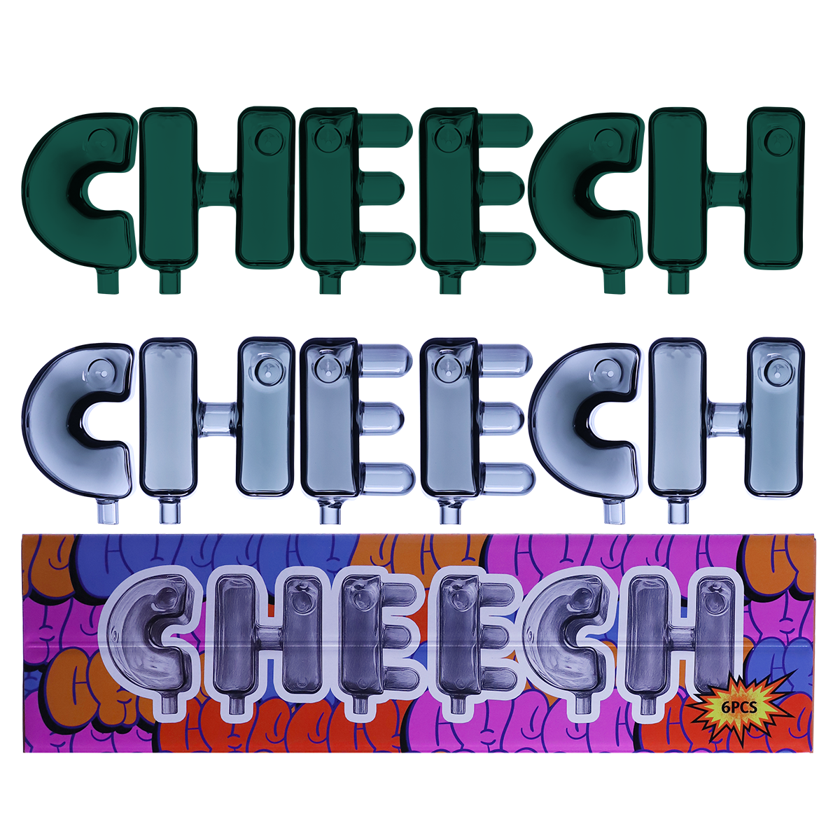 Cheech balloon vibes only- 6 in a Set