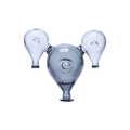 Goofy teardrop pipe with ears - 4 in a set