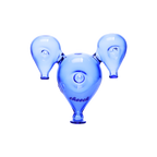 Goofy teardrop pipe with ears - 4 in a set
