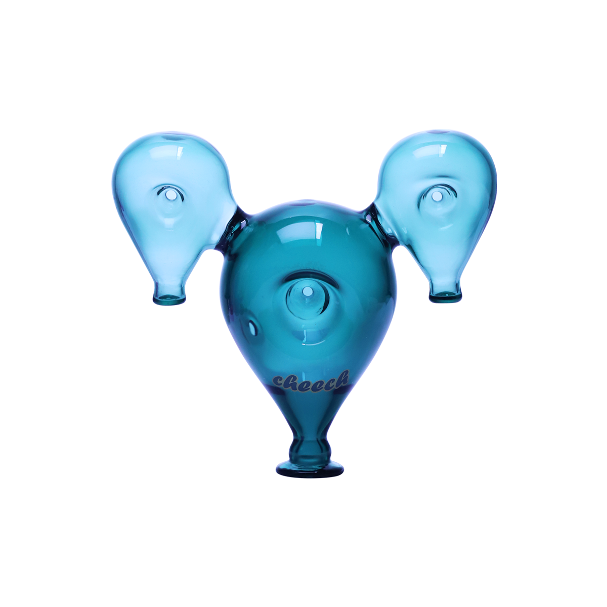 Goofy teardrop pipe with ears - 4 in a set