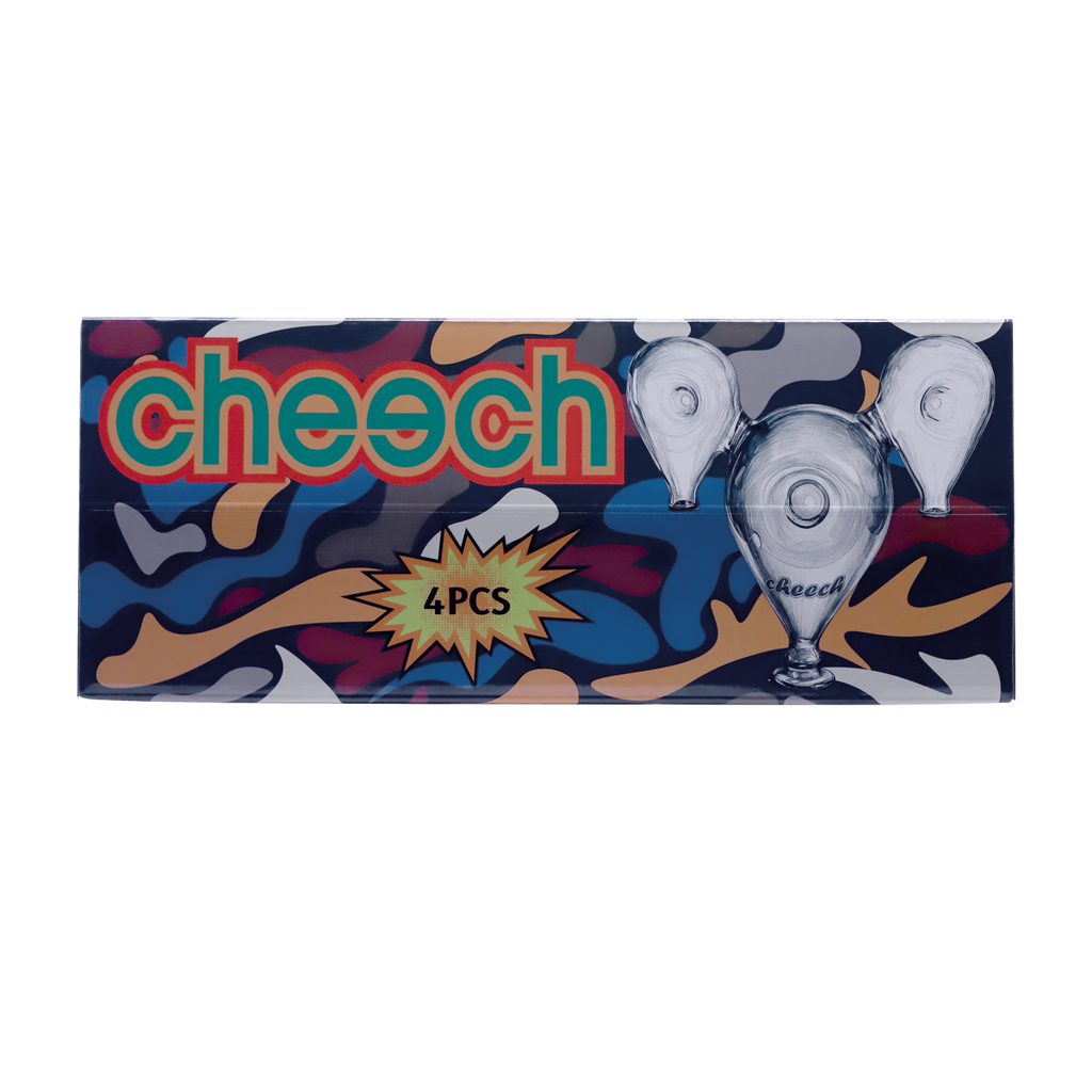 Goofy teardrop pipe with ears - 4 in a set
