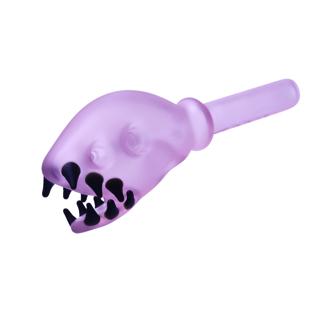 Frosted skull hand pipe- 4 in a Set