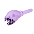 Frosted skull hand pipe- 4 in a Set