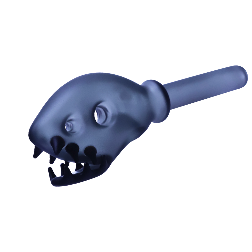Frosted skull hand pipe- 4 in a Set