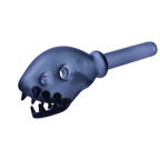 Frosted skull hand pipe- 4 in a Set