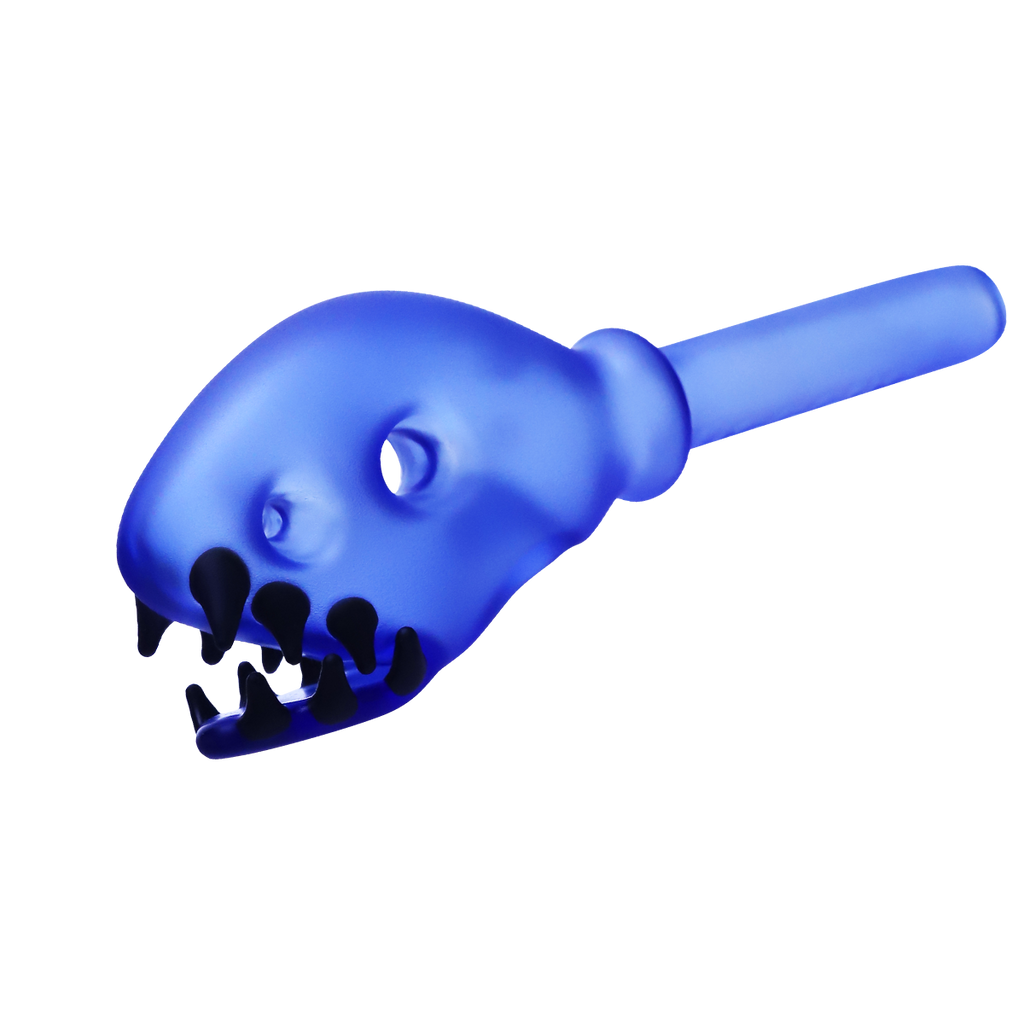 Frosted skull hand pipe- 4 in a Set