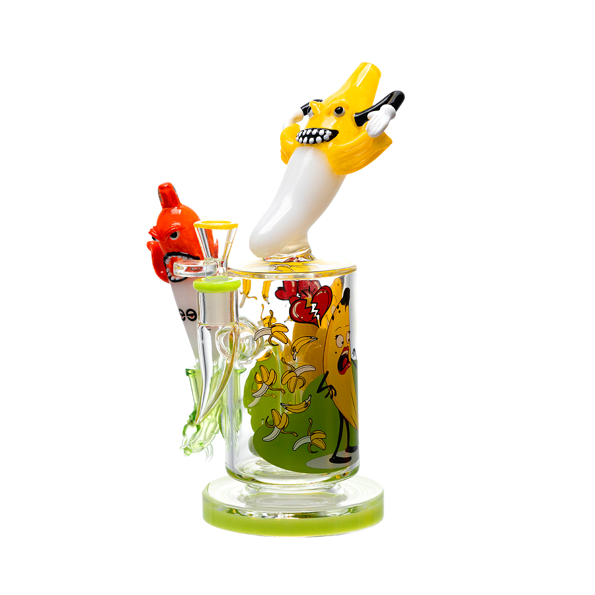 Banana dancing wild, handpipe cheering