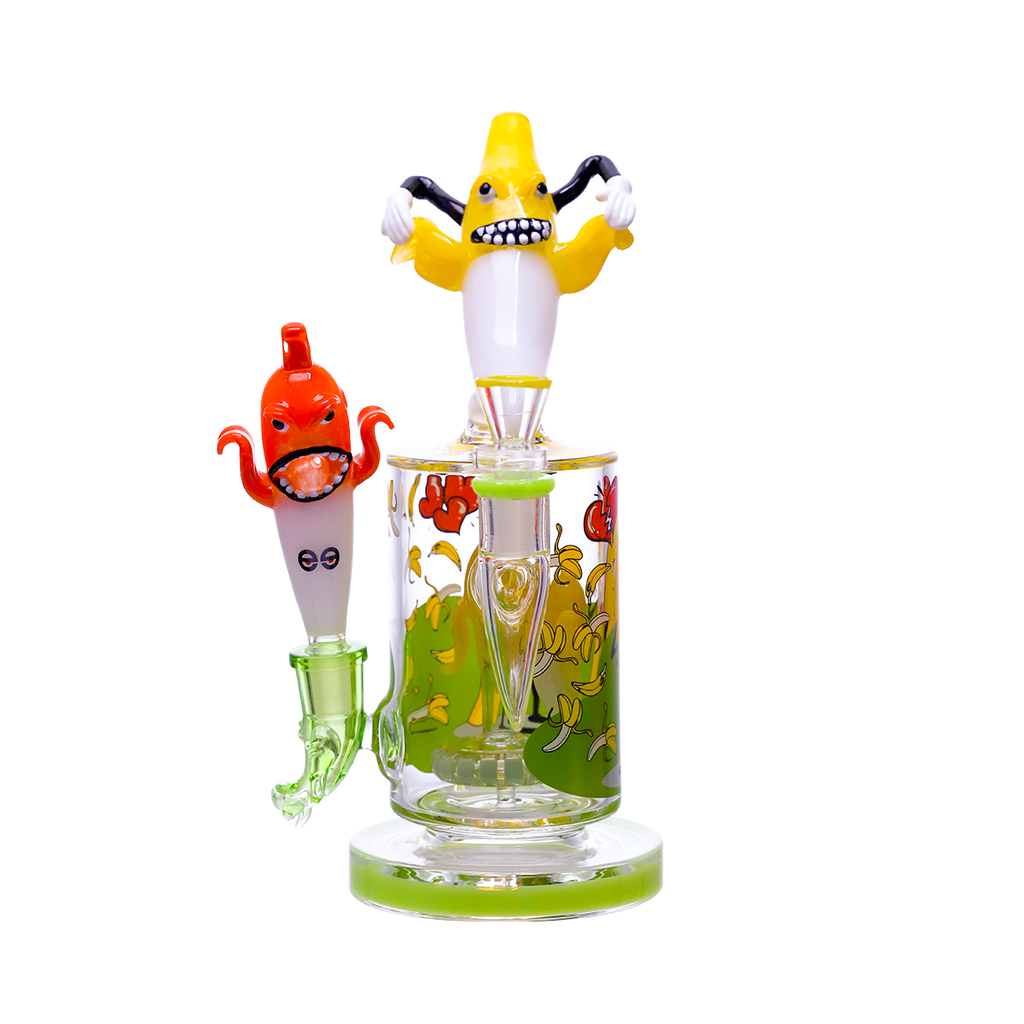 Banana dancing wild, handpipe cheering