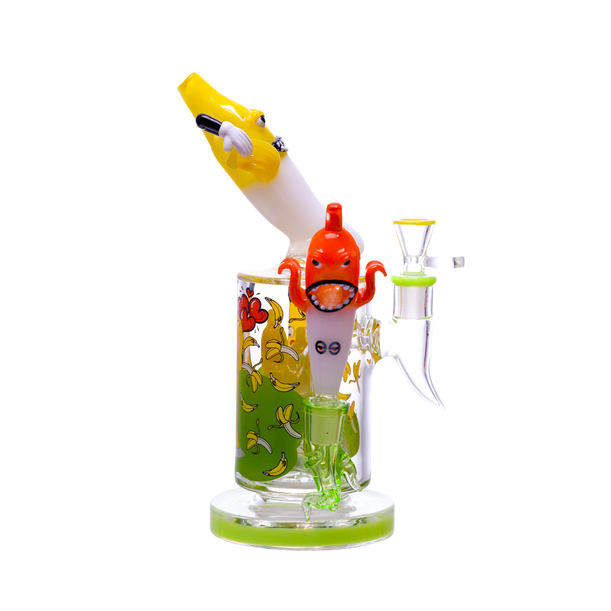 Banana dancing wild, handpipe cheering