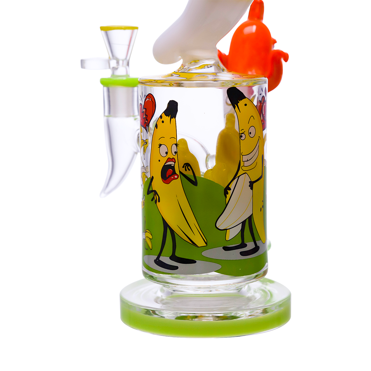 Banana dancing wild, handpipe cheering