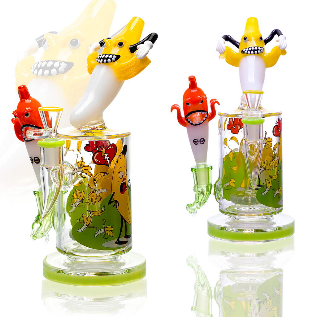 Banana dancing wild, handpipe cheering