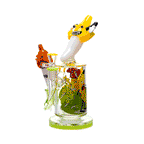 Banana dancing wild, handpipe cheering