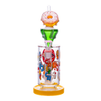 Candy-themed donut glass waterpipe