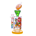 Candy-themed donut glass waterpipe