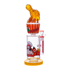 Fried chicken cup–style glass waterpipe