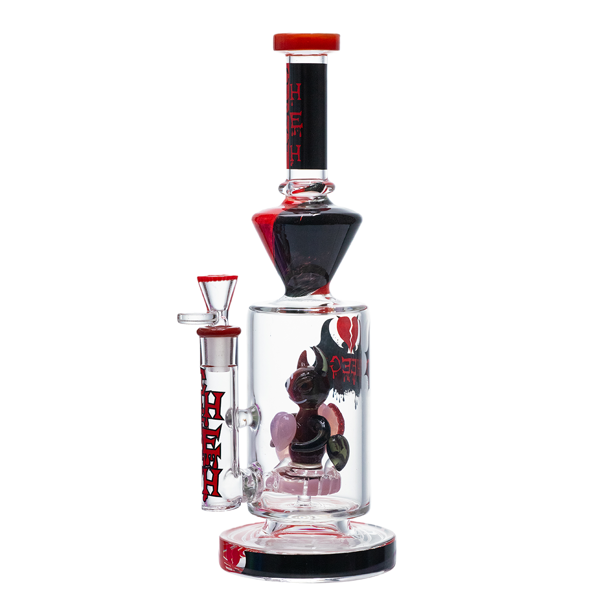 Evil Cupid Glass Water Pipe