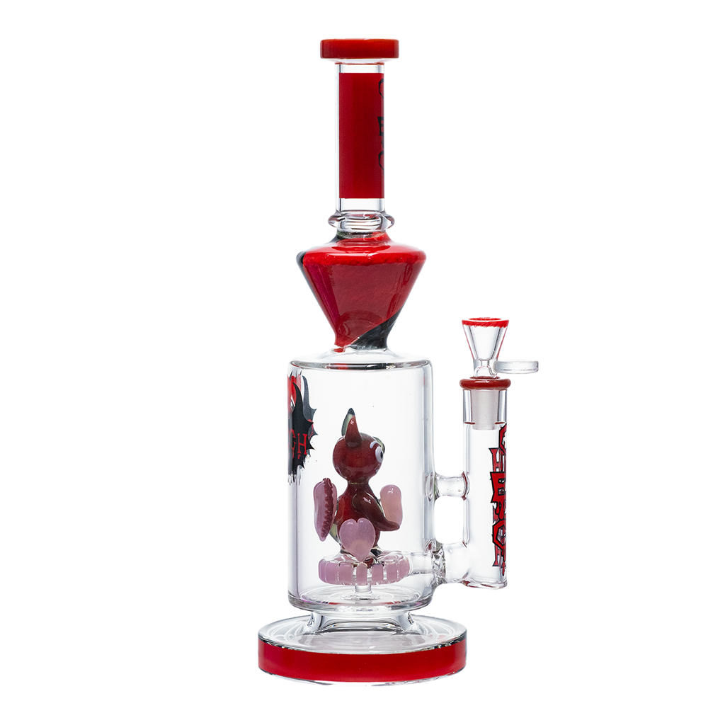 Evil Cupid Glass Water Pipe