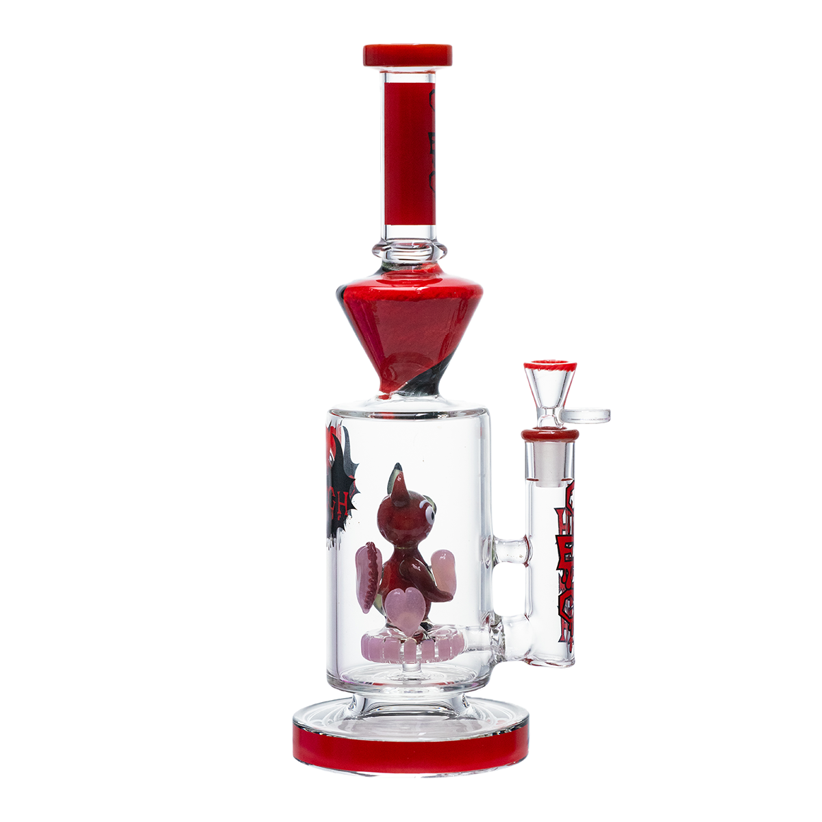 Evil Cupid Glass Water Pipe