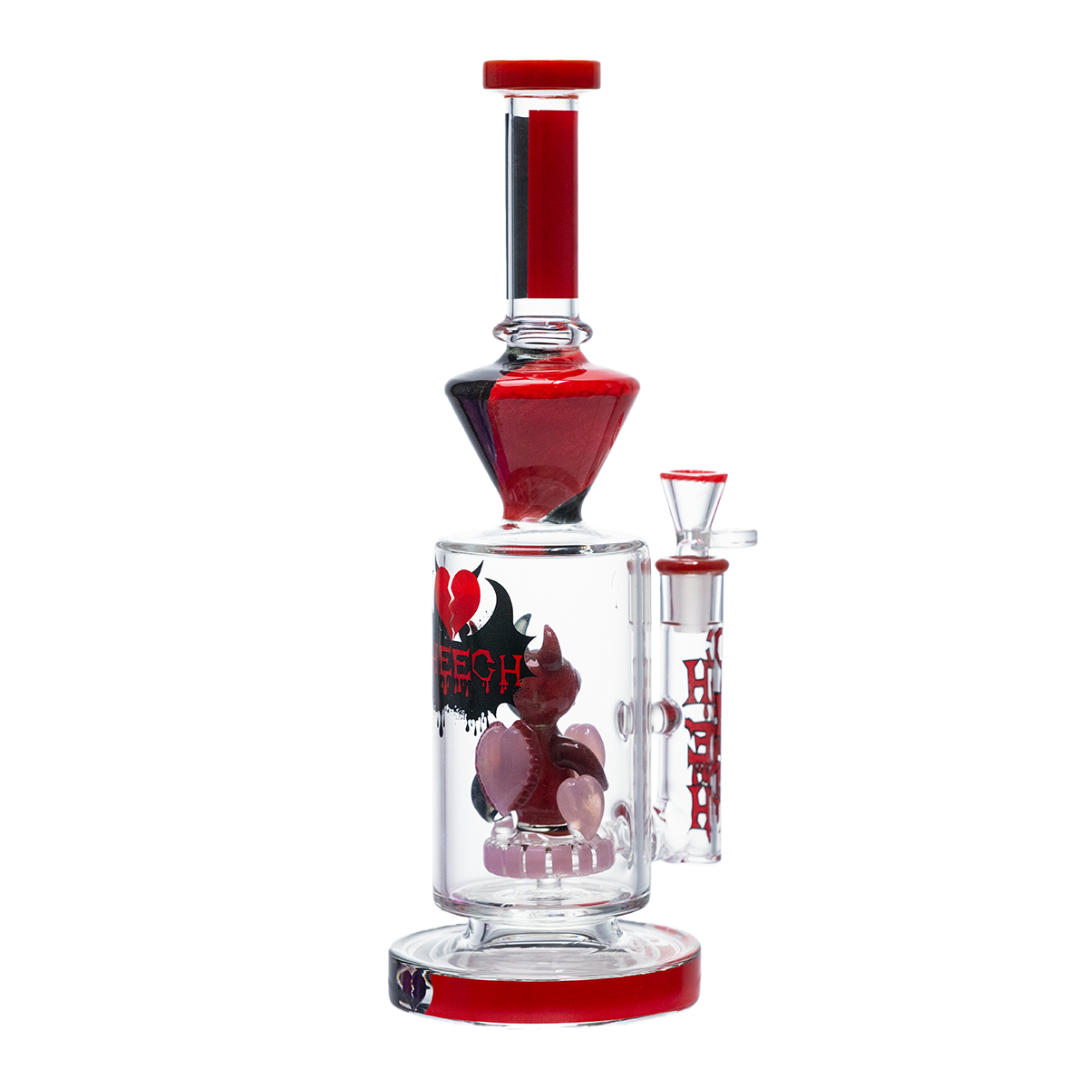 Evil Cupid Glass Water Pipe