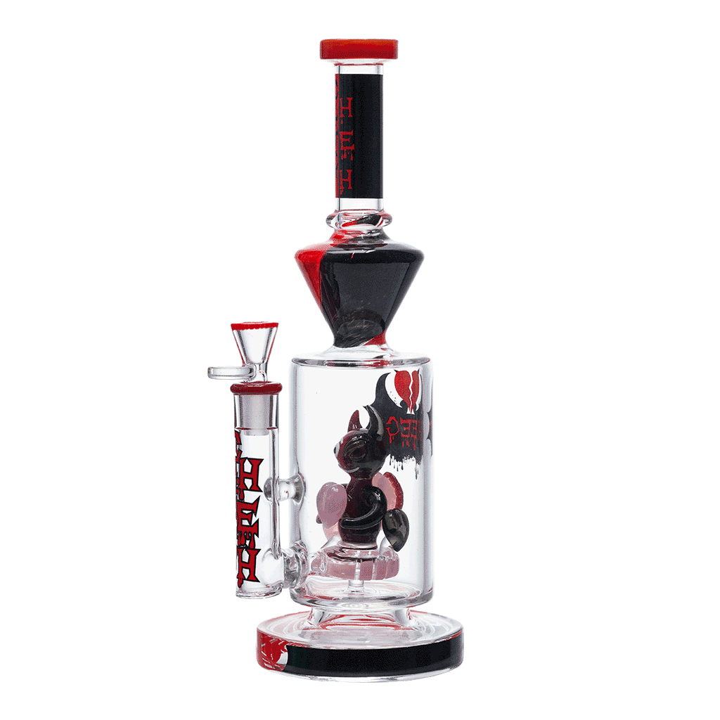 Evil Cupid Glass Water Pipe
