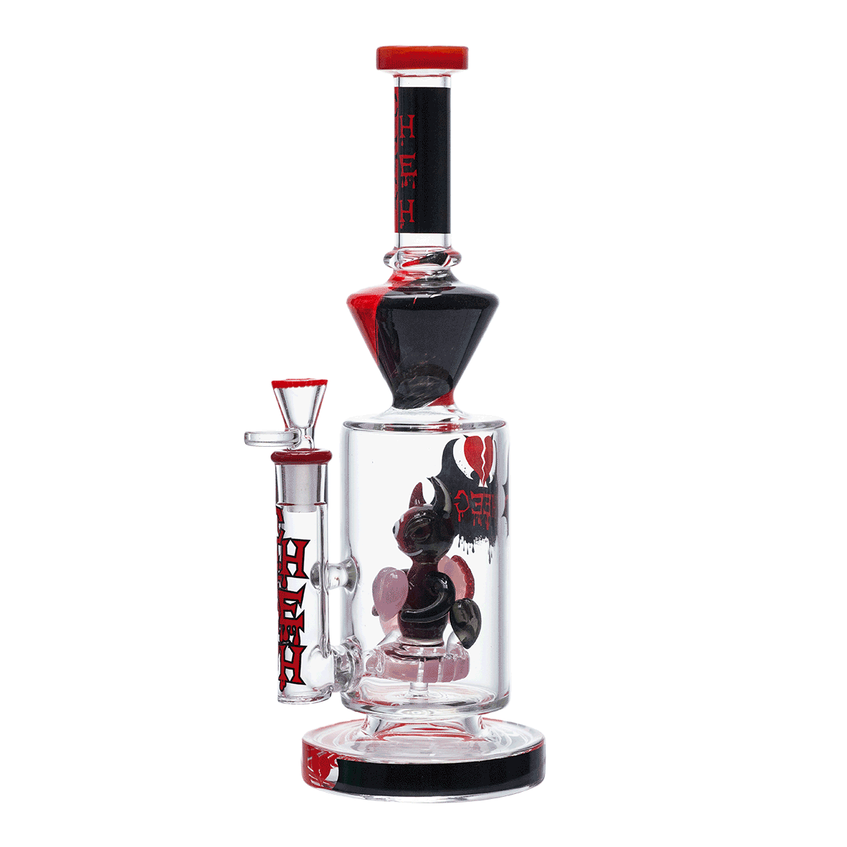 Evil Cupid Glass Water Pipe