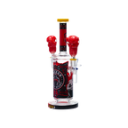Heavy Hitter Boxing-Themed Glass Waterpipe