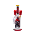 Heavy Hitter Boxing-Themed Glass Waterpipe