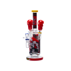 Heavy Hitter Boxing-Themed Glass Waterpipe