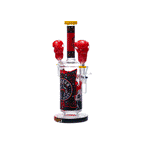 Heavy Hitter Boxing-Themed Glass Waterpipe