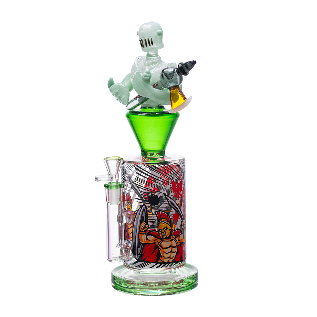 Medieval Warrior Collector Glass Piece