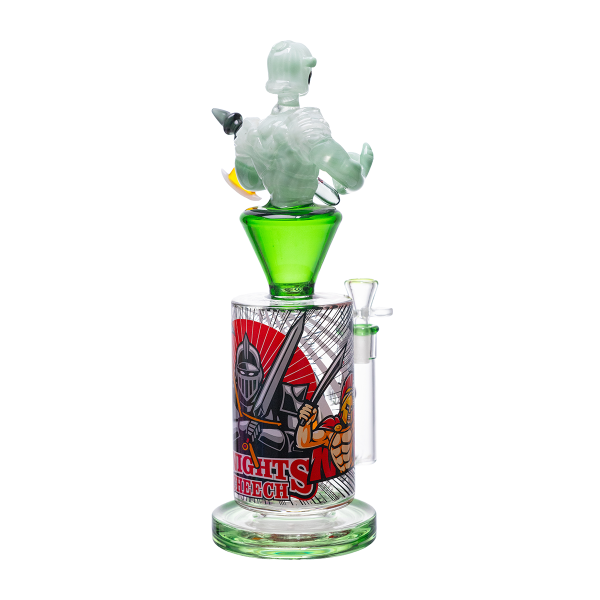 Medieval Warrior Collector Glass Piece